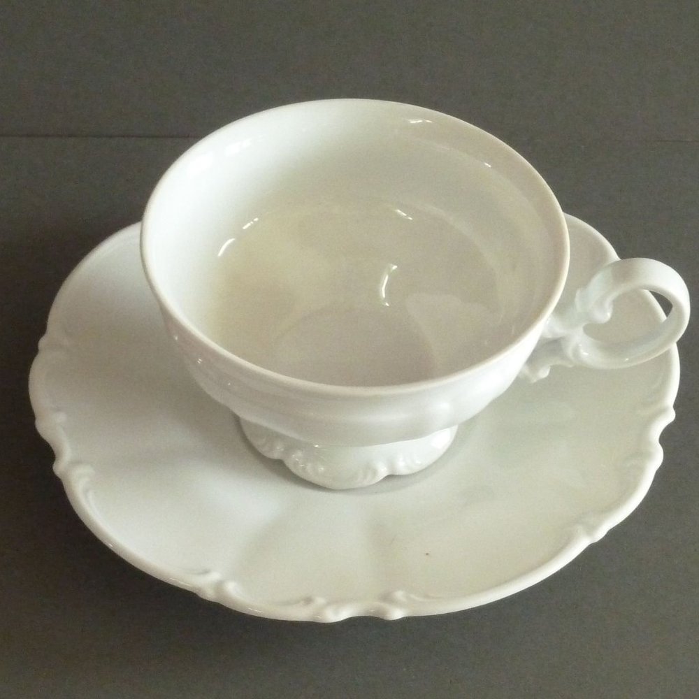 Antique Porcelain Teacup & Saucer